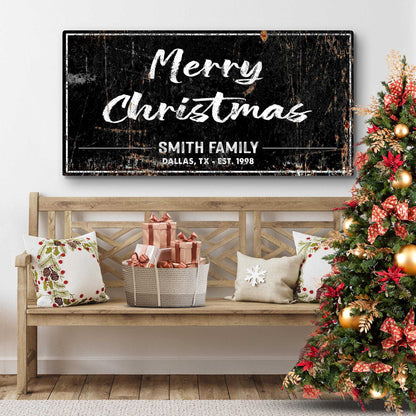 Merry Christmas Sign II