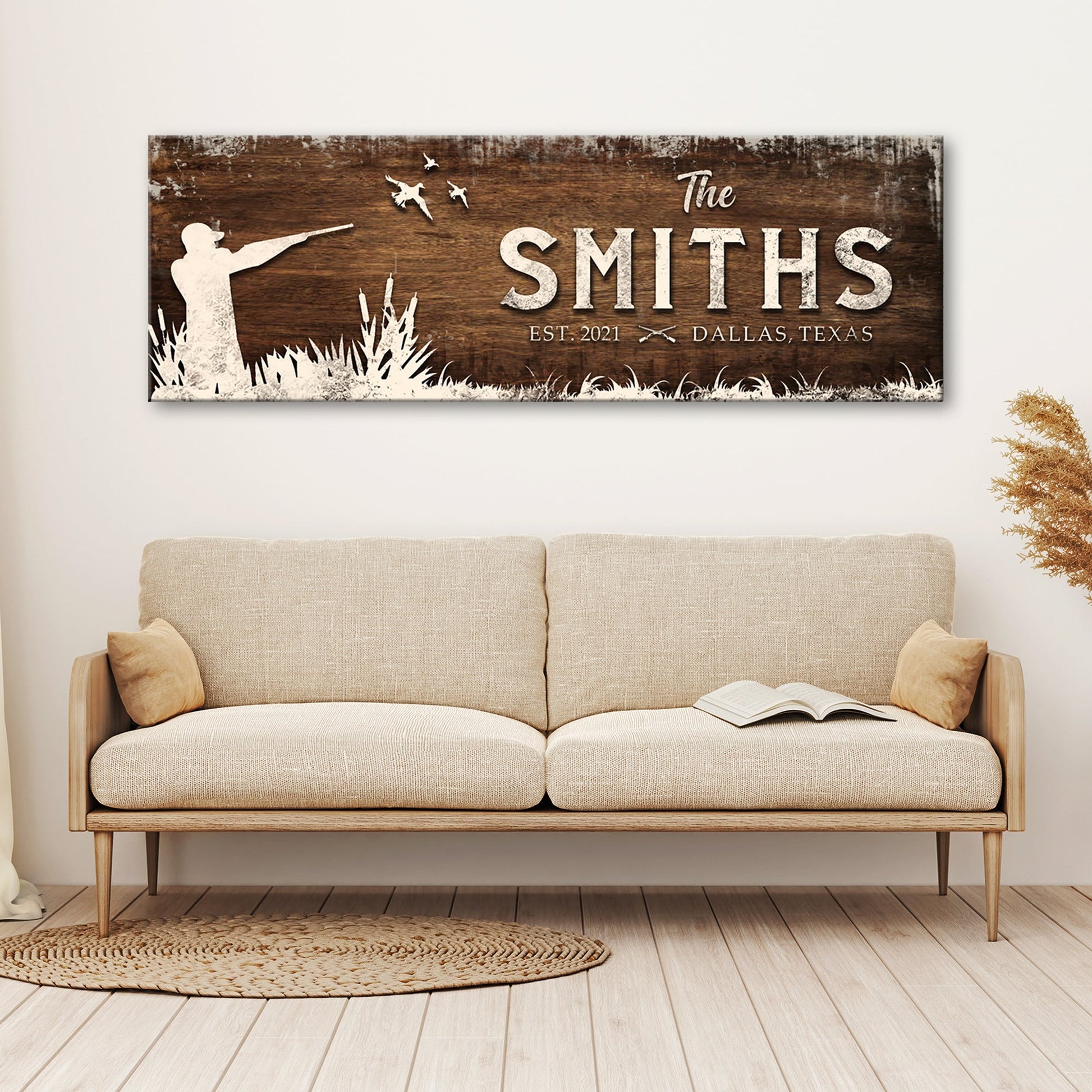 Family Forest Hunting Sign