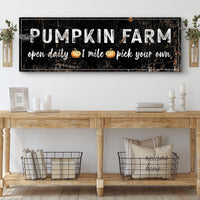 Pumpkin Farm Sign