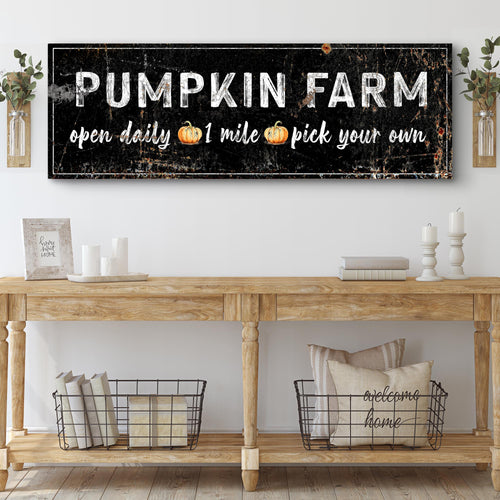 Pumpkin Farm Sign
