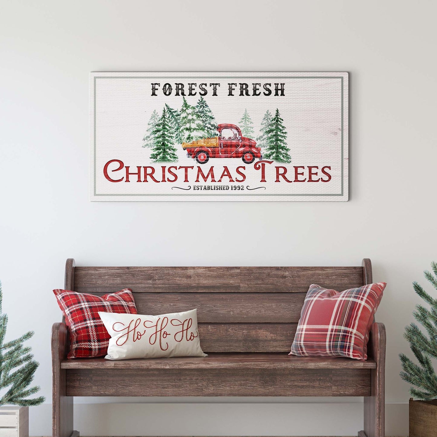 Forest Fresh Christmas Tree Farm Sign