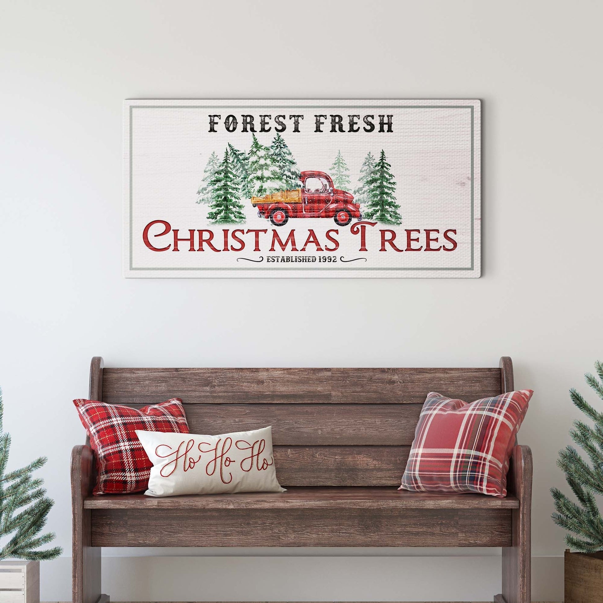 Forest Fresh Christmas Tree Farm Sign