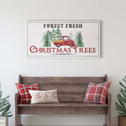 Forest Fresh Christmas Tree Farm Sign