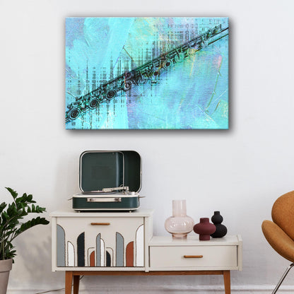 Flute Abstract Canvas Wall Art