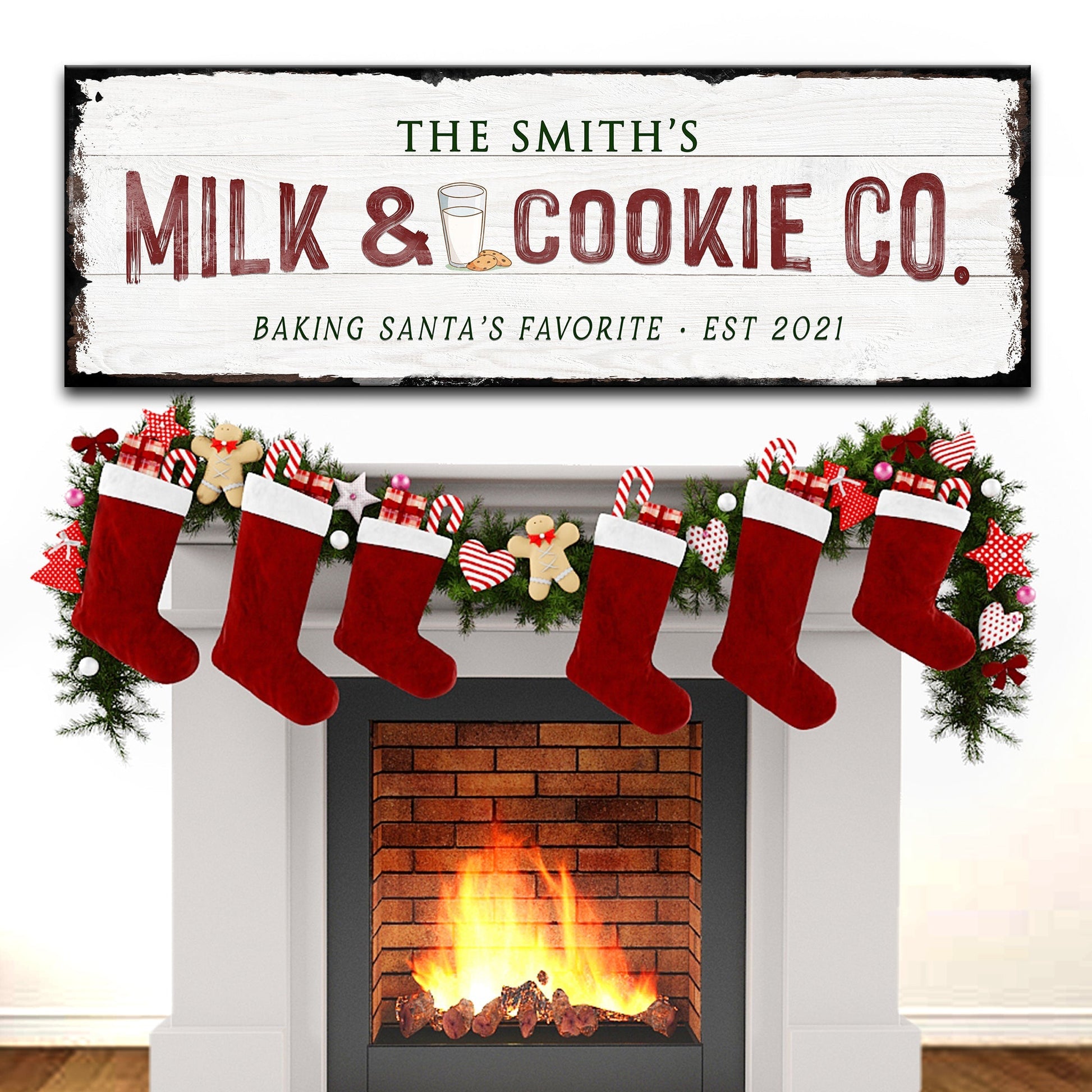 Milk & Cookie Co. Sign