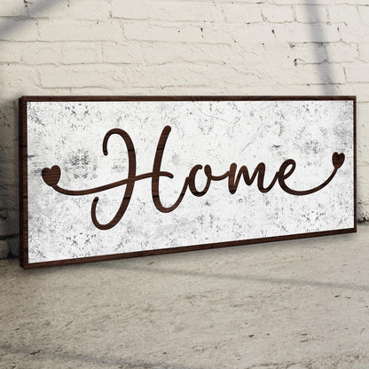 Home Sign II - canvas