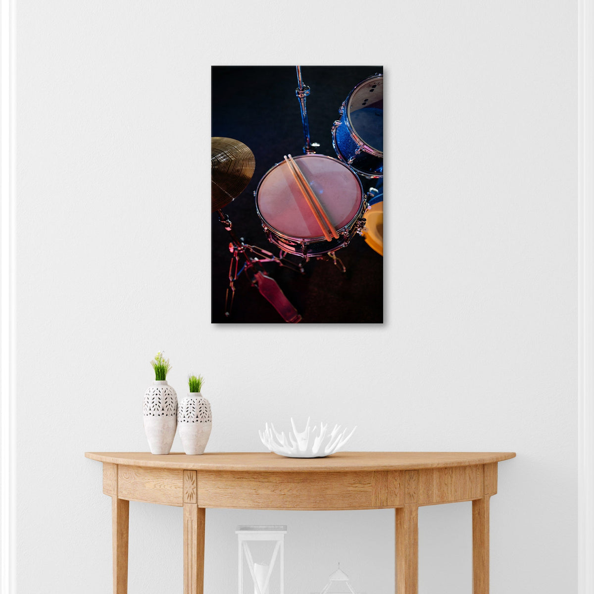Drums Modern Canvas Wall Art