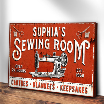 Clothes Blankets Keepsakes Sewing Room Sign