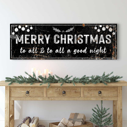 Merry Christmas To All Sign