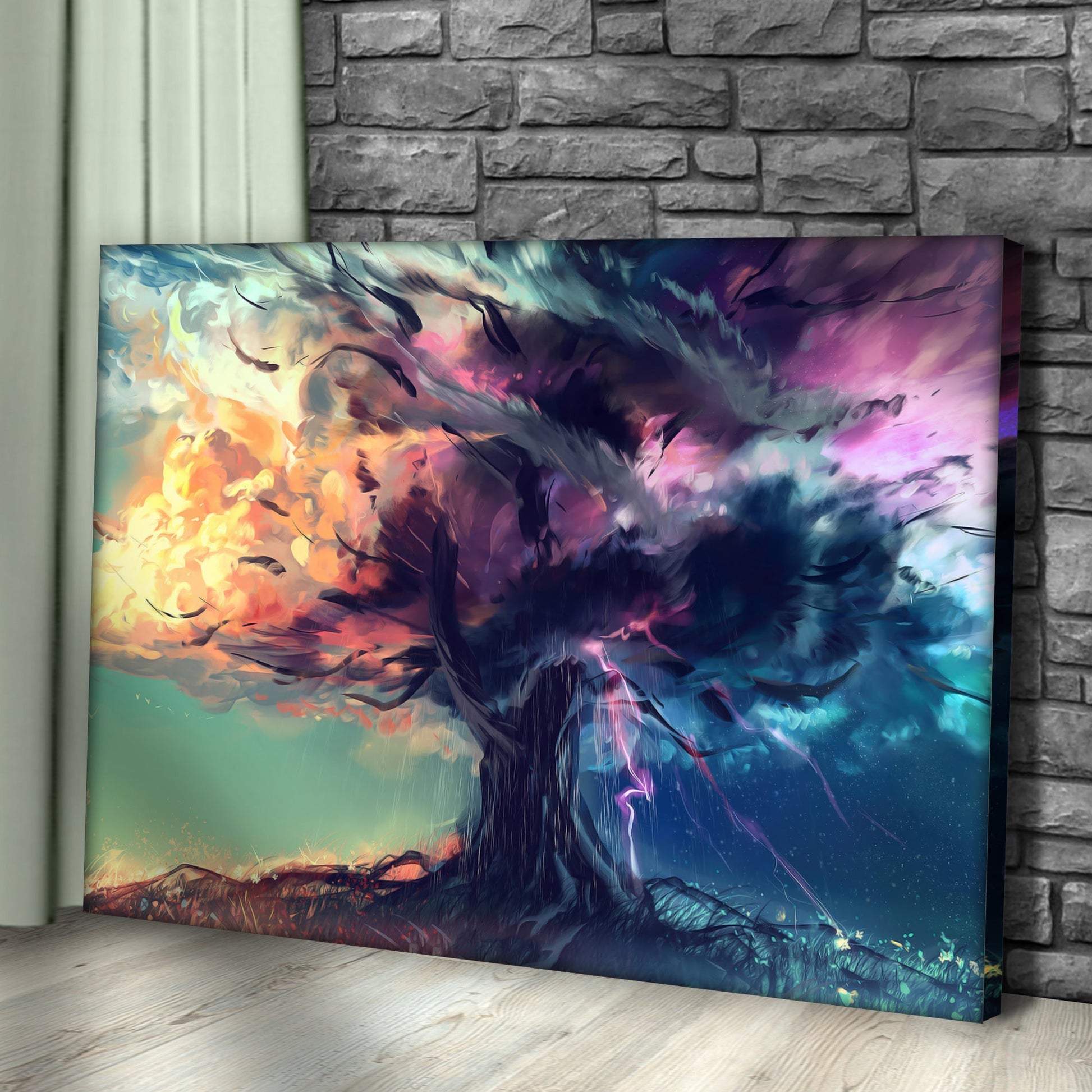 Mysterious Tree Of Life Canvas Wall Art ()
