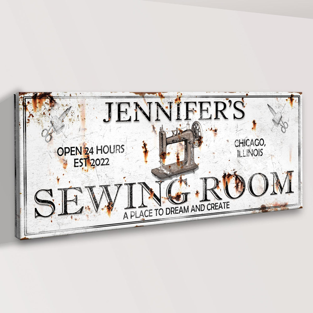 A Place To Dream And Create Sewing Room Sign