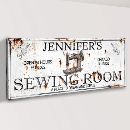 A Place To Dream And Create Sewing Room Sign