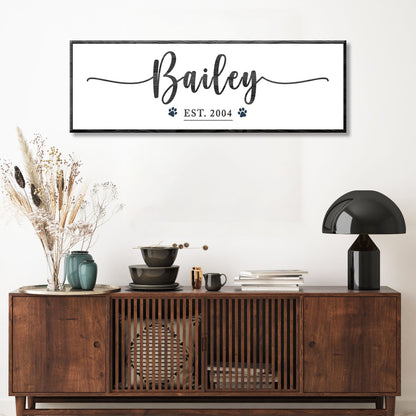 Pet Name Sign II