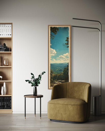 Tall Narrow Vertical Shenandoah National Park Canvas Wall Art