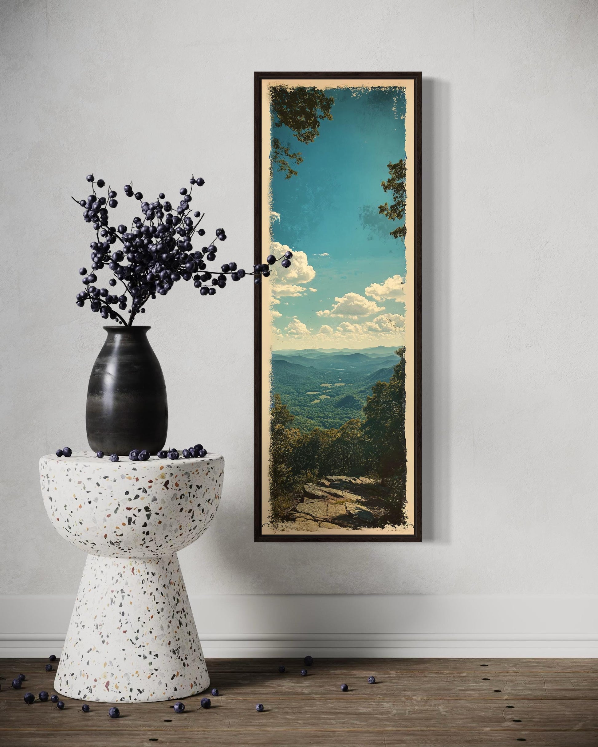 Tall Narrow Vertical Shenandoah National Park Canvas Wall Art