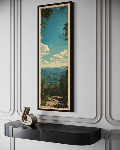Tall Narrow Vertical Shenandoah National Park Canvas Wall Art