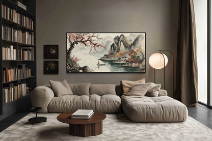 Traditional Chinese Landscape Shan Shui Hua Canvas Wall Art