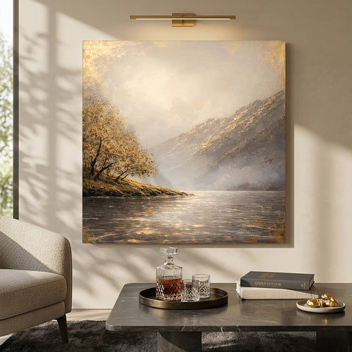 Golden Tranquil Lake