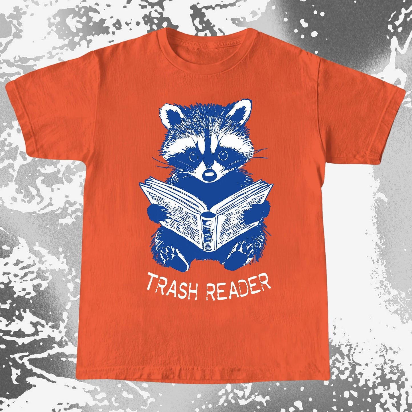 Trash Reader Raccoon Shirt – Funny Book Lover Graphic Tee, funny meme tee gift (view 9)