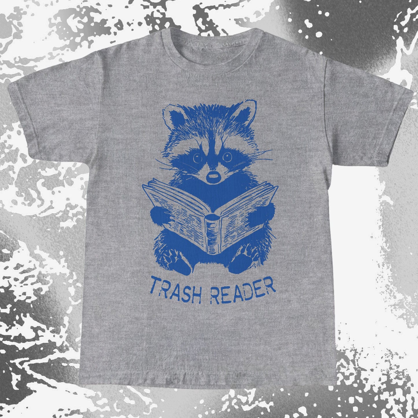Trash Reader Raccoon Shirt – Funny Book Lover Graphic Tee, funny meme tee gift (view 5)