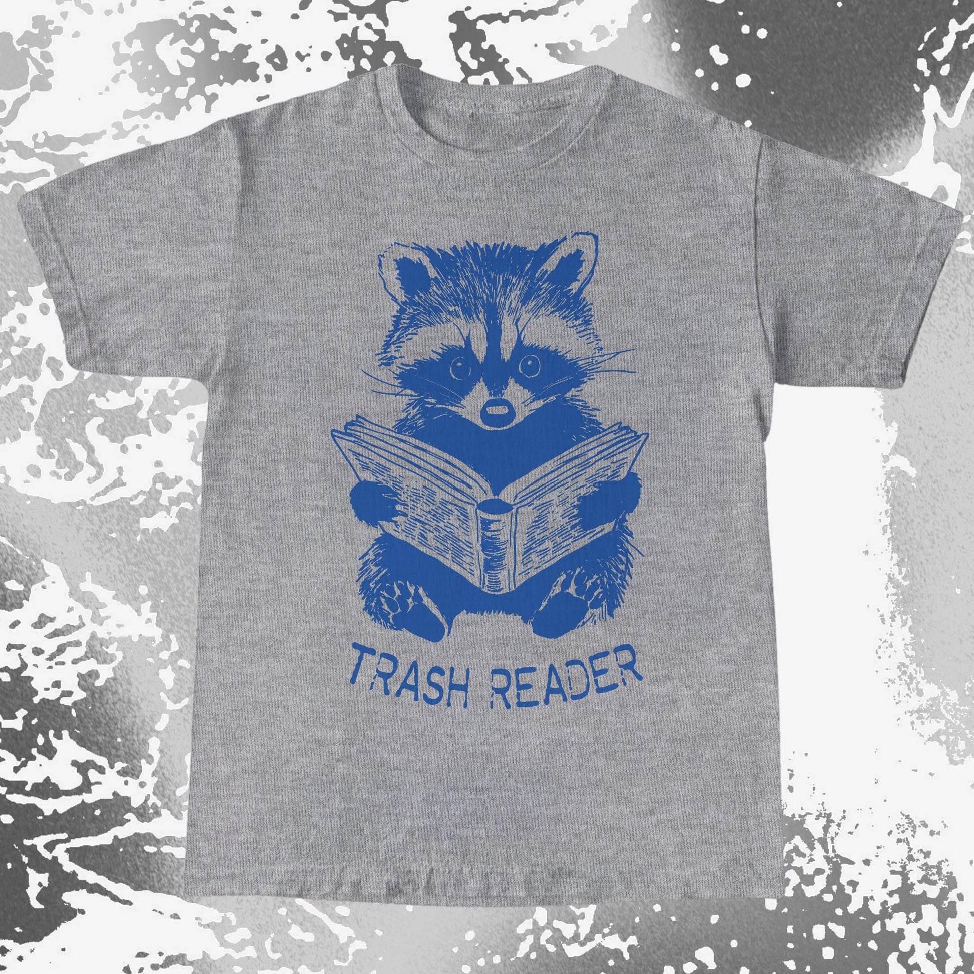 Trash Reader Raccoon Shirt – Funny Book Lover Graphic Tee, funny meme tee gift (view 5)