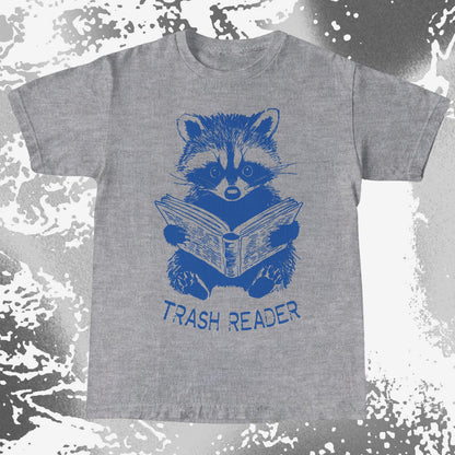 Trash Reader Raccoon Shirt – Funny Book Lover Graphic Tee, funny meme tee gift (view 5)