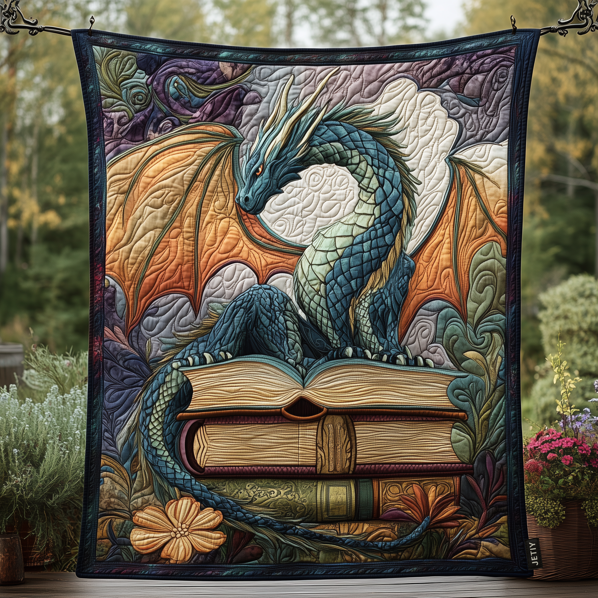 Throw (55'' x 60'') /Twilight Guardian Quilted Blanket
