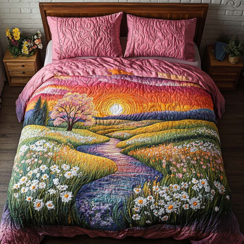 Twilight Peaks 3-Piece Quited Bedding Set - Single (59" x 70")