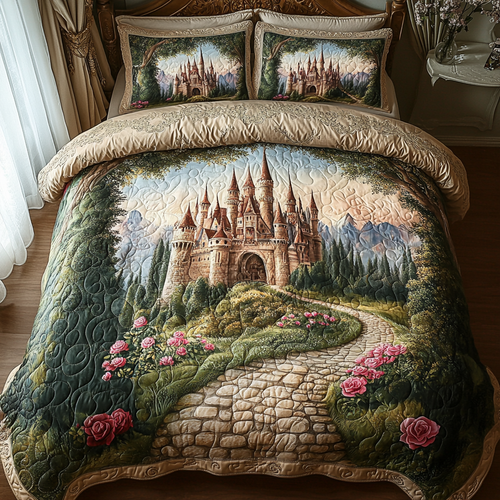 Twilight Tranquility Quilted Bedding Set - Single (59" x 70")