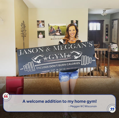 Gym Sign II - canvas