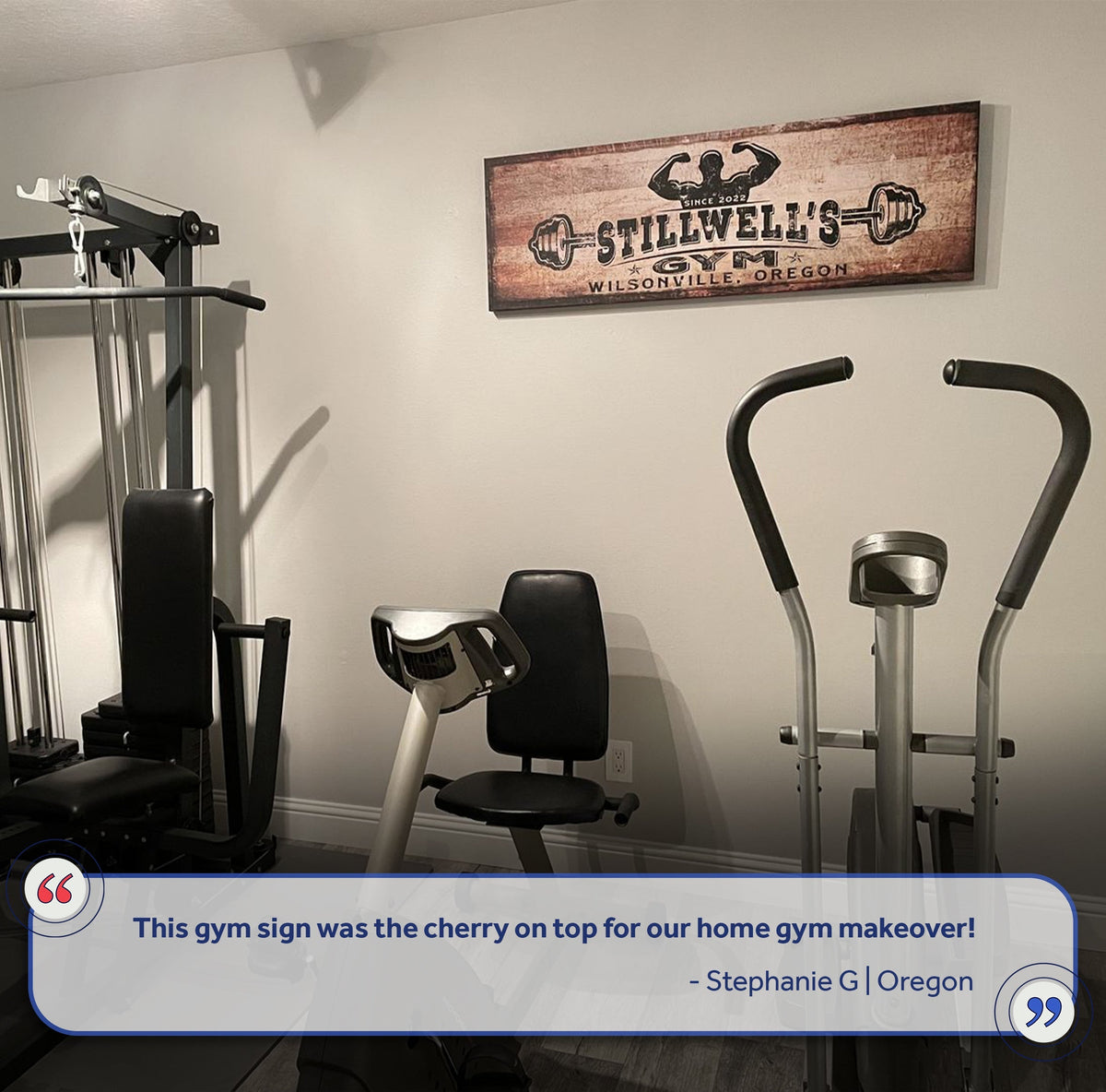 Gym Sign III - canvas