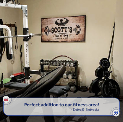 Gym Sign III - canvas