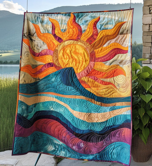 Universe Harmony Quilted Blanket - Throw (55" x 60")
