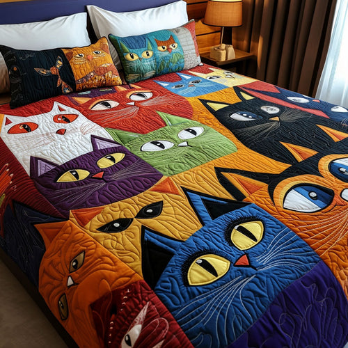 Velvet Paws Quilted Blanket - Throw (55" x 60")