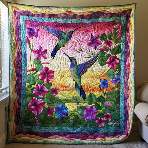 Vibrant Vista Quilted Blanket - Throw (55" x 60")