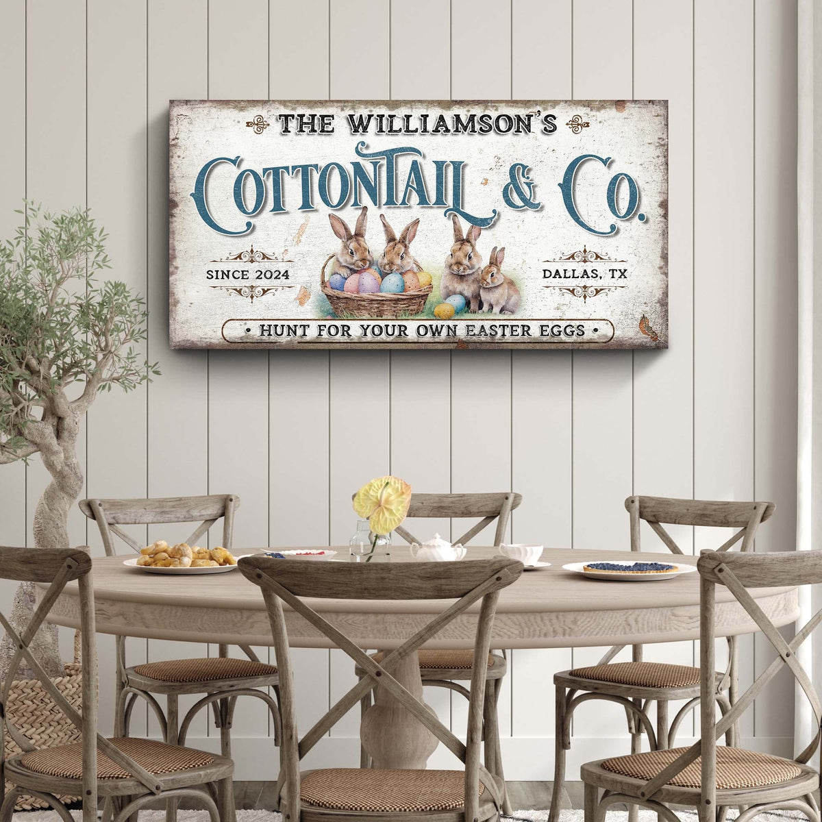 Vintage Easter Sign II