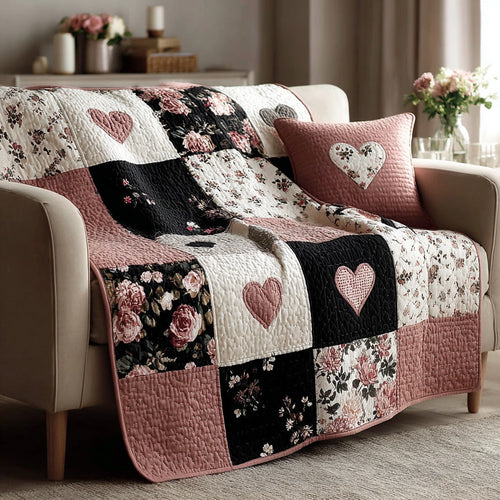 Vintage Americana Love Quilted Blanket - Baby (30" x 40") - Pack 1