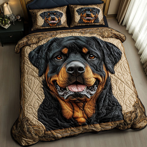 Warm Smile 3-Piece Quilted Bedding Set - Single (59" x 70")