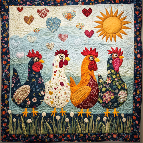 Whimsical Wings Quilted Blanket - Throw (55" x 60")