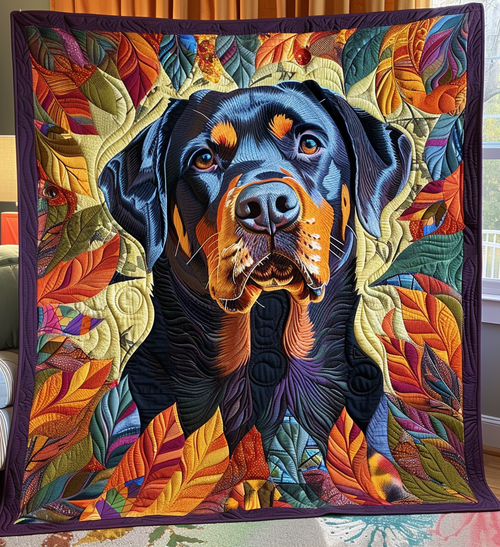 Whispering Labrador Quilted Blanket - Throw (55" x 60")