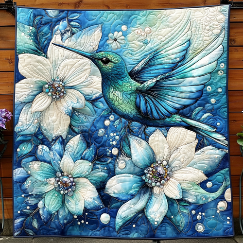 Whispering Wings Quilted Blanket - Throw (55" x 60")