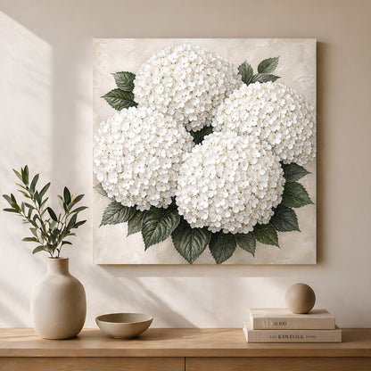 White Hydrangea Cloud