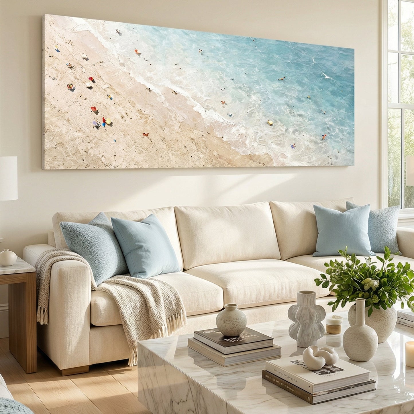 White Beach - canvas