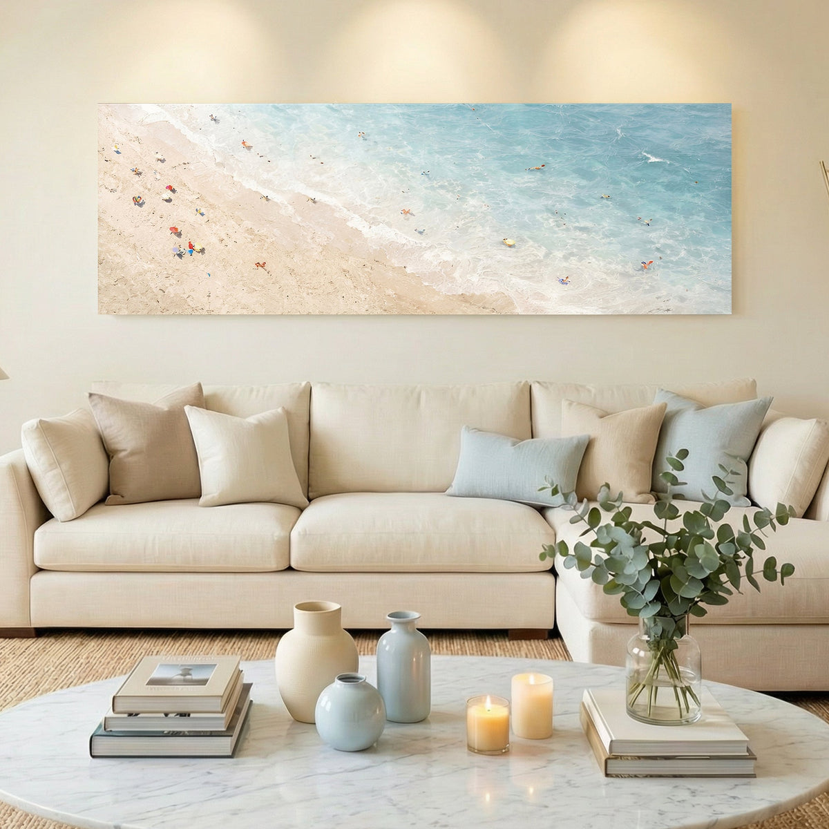 White Beach - canvas
