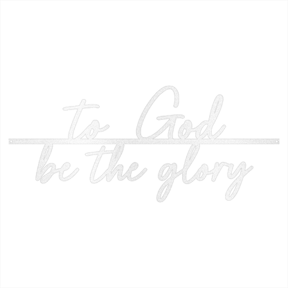 To God Be the Glory Wall Decor