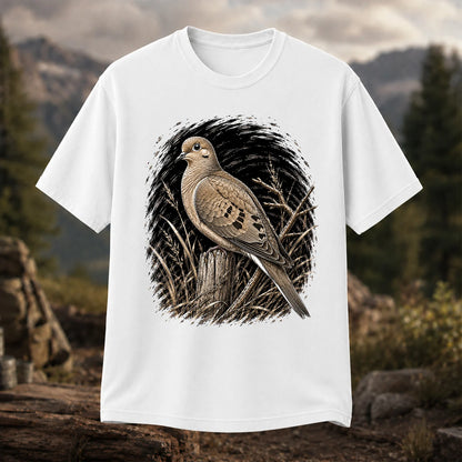 Mourning Dove T-Shirt, Vintage Birdwatcher Nature Tee