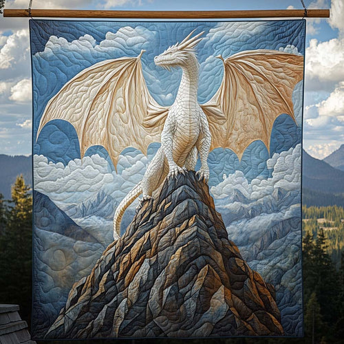 Whitefire Quilted Blanket - Throw (55" x 60")