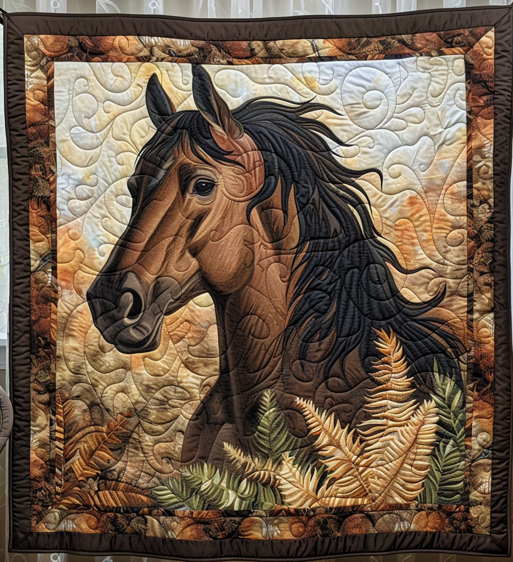 Wild Breath Quilted Blanket - Throw (55" x 60")