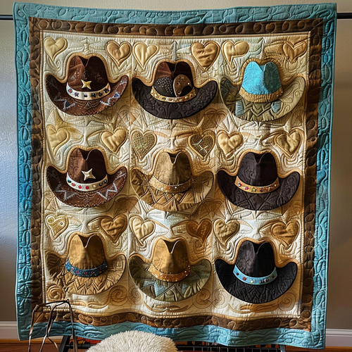 Wild West Wonders Quilted Blanket - Throw (55" x 60")