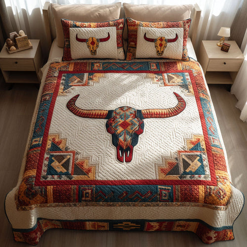 Wild Frontier 3-Piece Quilted Bedding Set - Single (59" x 70")